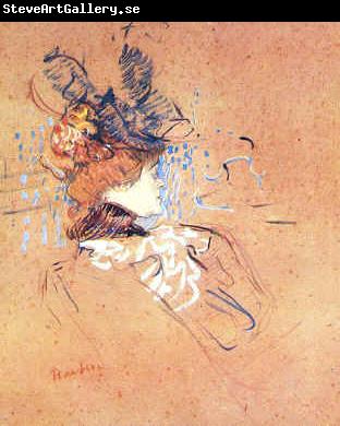  Henri  Toulouse-Lautrec Profile of a Woman